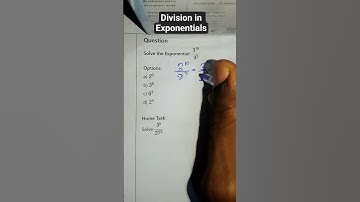 Division Task in Exponentials #highschoolmath #basicproblems #mathshorts #mathproblem
