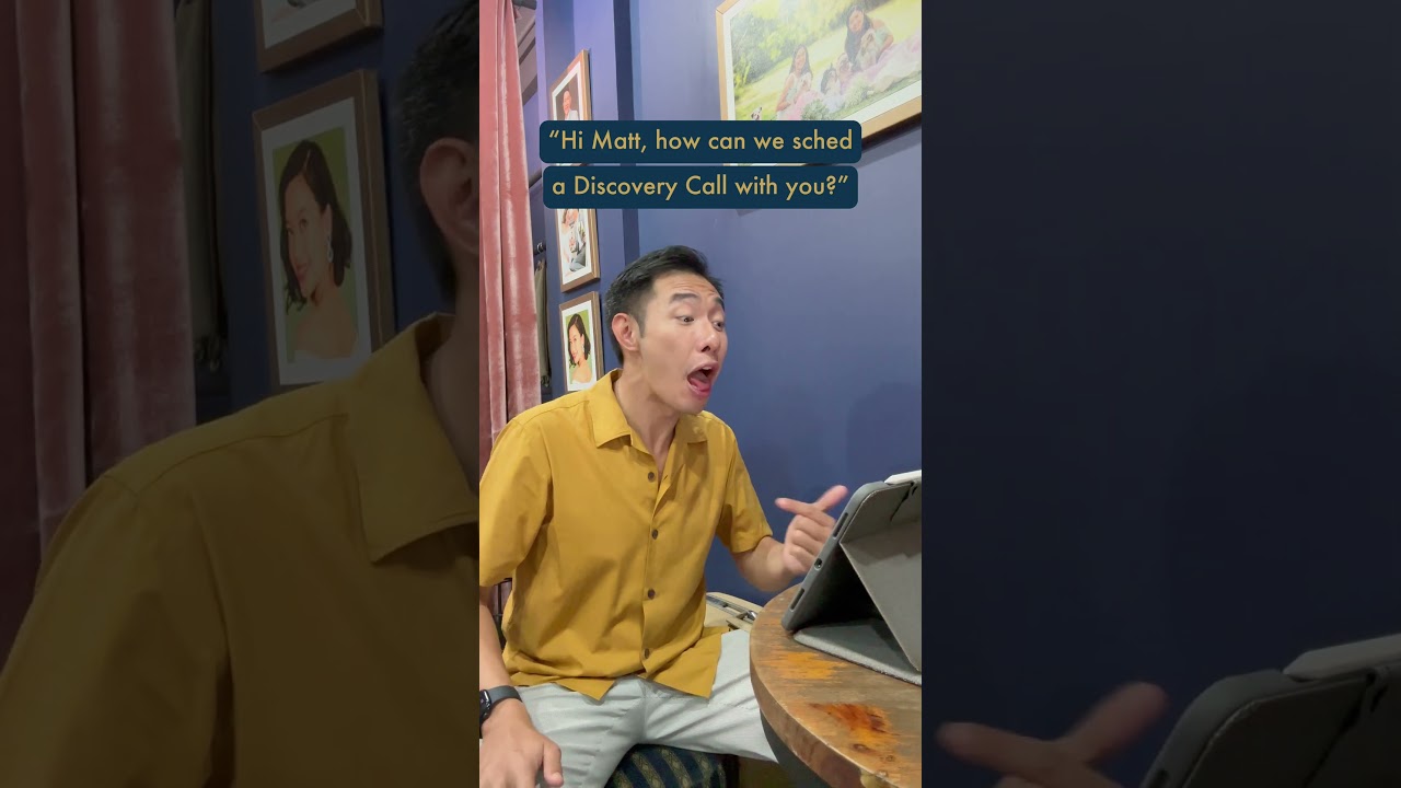 “Hi Matt, how can we sched a discovery call with you ” 