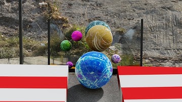 MARBLE RACE, marble run race - 28 marbles competition