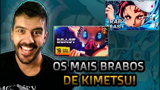 React 2 Em 1 Rap Do Tanjiro E Rap Do Inosuke E