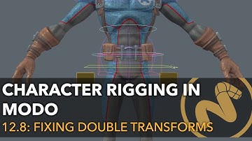 Character Rigging in Modo | Part 12.8: Fixing Double Transforms