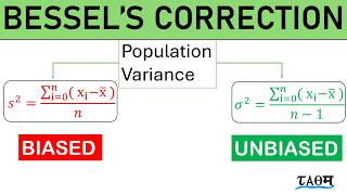 Bessel's Correction Explained | Why Divide by n−1 Instead of n