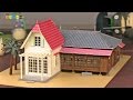 Miniature Paper Craft - My Neibour Totoro Satsuki and Mei's House　みにちゅあーとキット　となりのトトロ サツキとメイの家作り