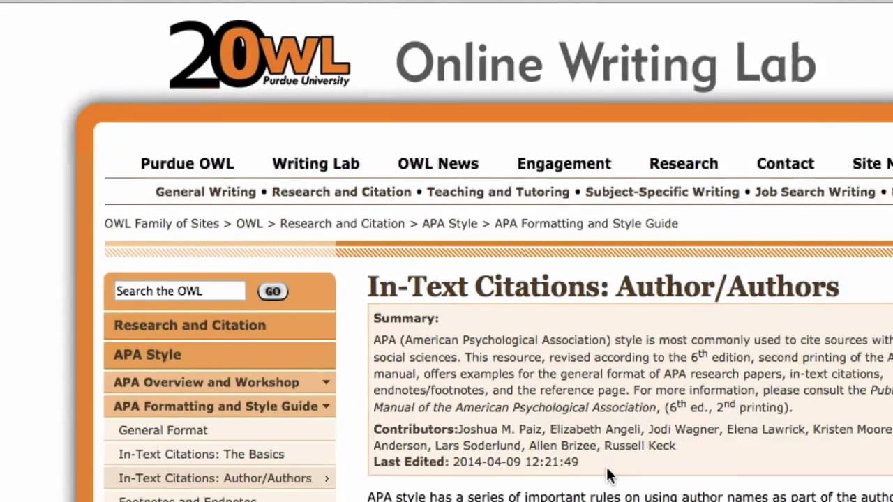 apa purdue owl citation maker