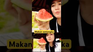 Febi makan semangka di rinjani #shortvideo #viral #rinjani