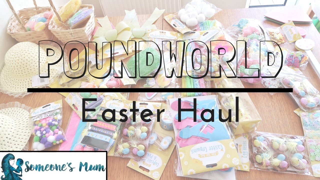 Poundworld Easter Range Haul YouTube