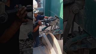 Real Train Coupling Work Lahore Junction | Pakistan Railway Dangerous Coach Coupling 🔥 #shorts