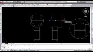 Details How to create a 2D model of a part using AutoCAD 2011 part 5 Guide
