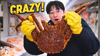 I ate the FRESHEST Seafood in Japan, INSANE King Crab! 🇯🇵
