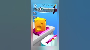 ASMR Slicing Satisfying Gameplay | Level 234 | #shorts #shortsviral #asmr #satisfying #gameplay