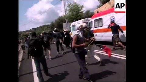 Police, protesters clash at EU summit