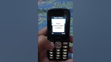 How to Enable Super Battery Mode in Lava A1 Josh