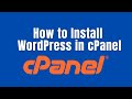 How to Install WordPress in cPanel (Step-by-Step Guide with WP Toolkit & Softaculous)