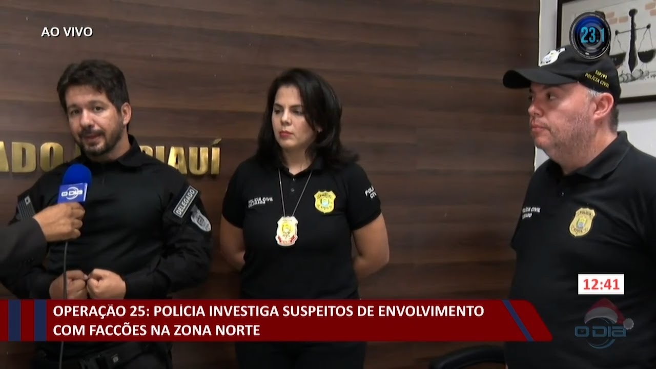 Polícia investiga suspeitos de participação em facções na zona norte 14 12 2023