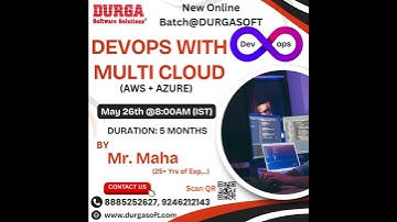 🚨 New Online Batch @ DURGASOFT!