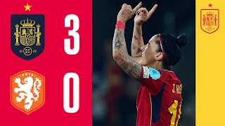 RESUMEN | España 3-0 Países Bajos | UEFA Women's Nations League | Semifinal | 🔴 SEFUTBOL image