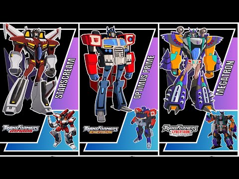 Transformers Unicron Trilogy Characters (Armada, Energon, Cybertron) Reimagined in Tf Animated Style