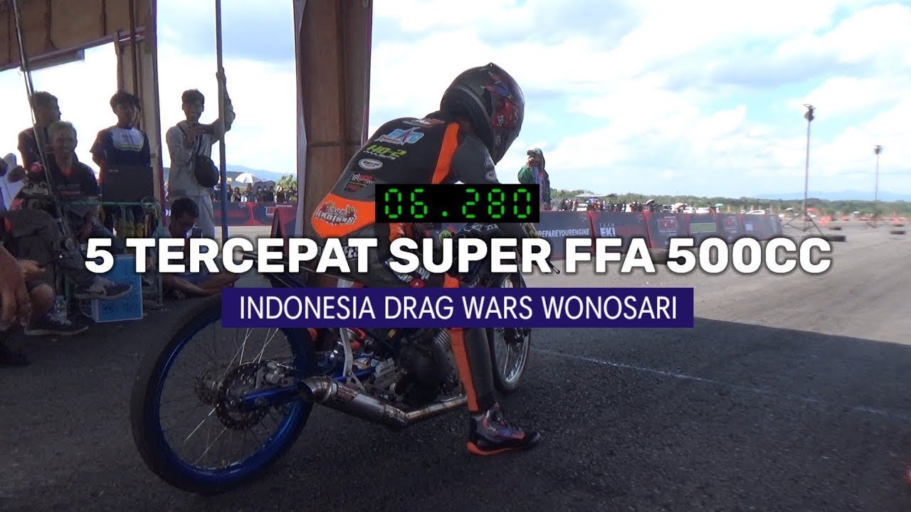 📡 5 Tercepat Super FFA 500cc Drag Bike IDW Seri 2 Lanud Gading Wonosari