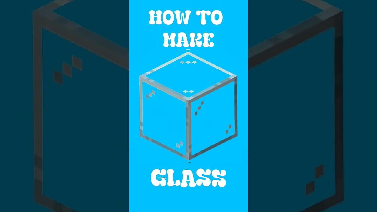How to make glass in minecraft 🔍 