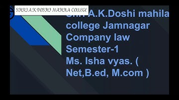 Fy bcom cl lecture 30 by pro Ms Isha Vyas