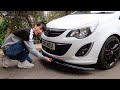 VAUXHALL CORSA FRONT SPLITTER INSTALL!