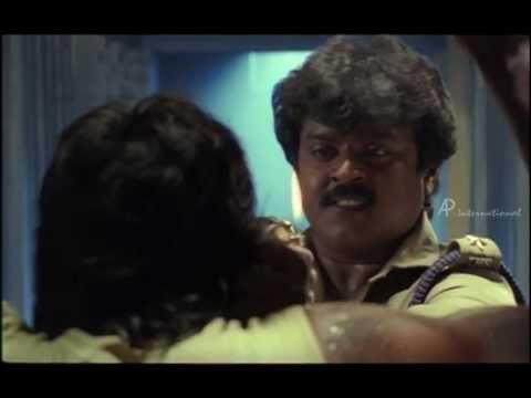 Managara Kaval Tamil Movie Scene  Vijayakanth investigates a case  Anandraj  Nassar