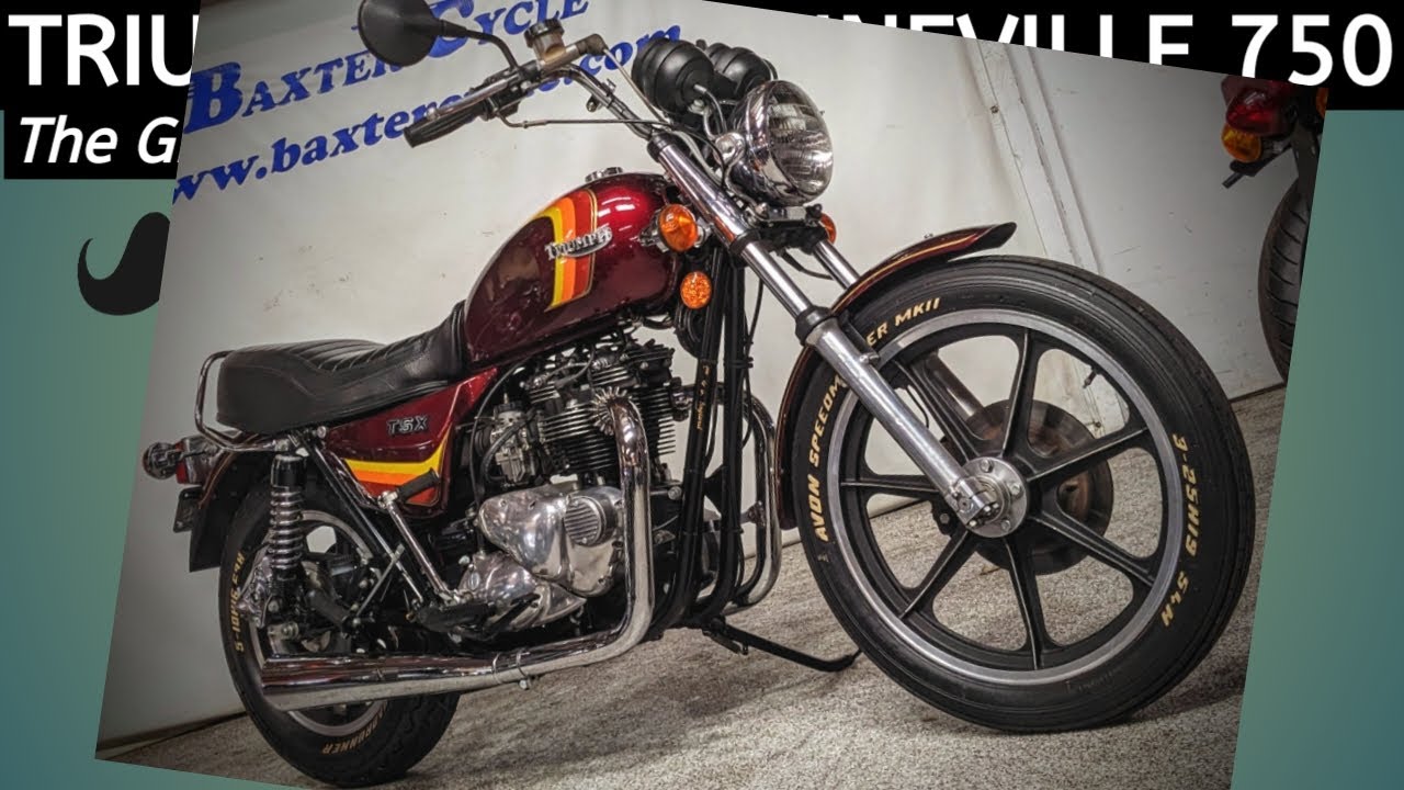 Absurdly Unique Triumph TSX 750 - The Best Bonneville? Wow!