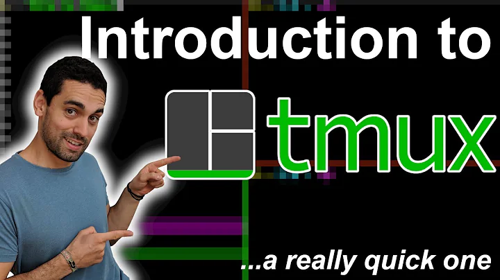 Introduction to tmux - a really quick one