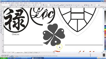 Làm chữ corel draw12