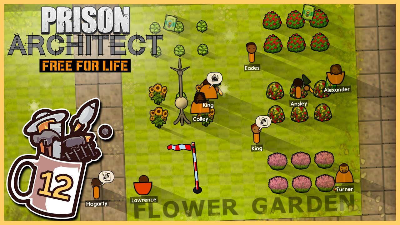 Pottering Around in the Garden Prison Architect Free for Life 12