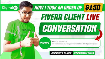 Fiverr Client Conversation | 100% Order Confirm Live Practical | How To Chat With Client On Fiverr