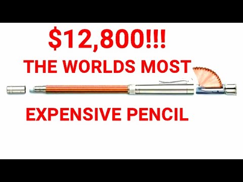 The Perfect Pencil For $12,800, The Worlds Most Expensive Pencil, Did I buy  One? 
