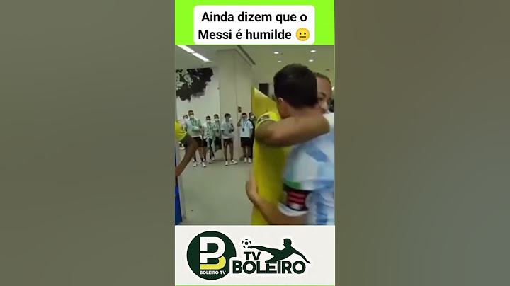 AINDA FALAM QUE O MESSI É HUMILDE SÓ ABRAÇOU NEYMAR, NEM COMPRIMENTOU OS OUTROS JOGADORES BRASILEIRO