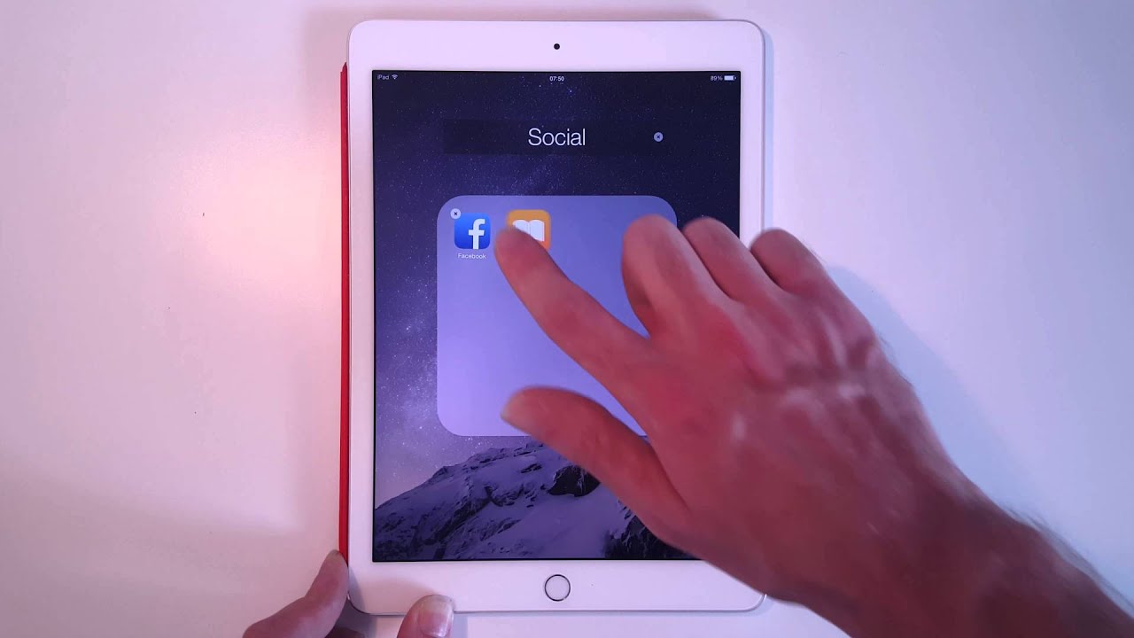 How To Rearrange Your Home Screen iPad Basics YouTube