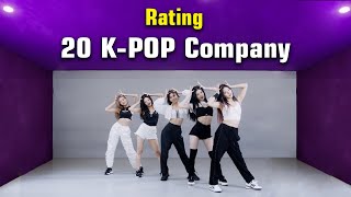 Rating 20 K-pop Company 1 To 5 Star