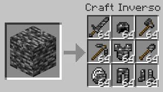 NUNCA faça essa crafting table no Minecraft