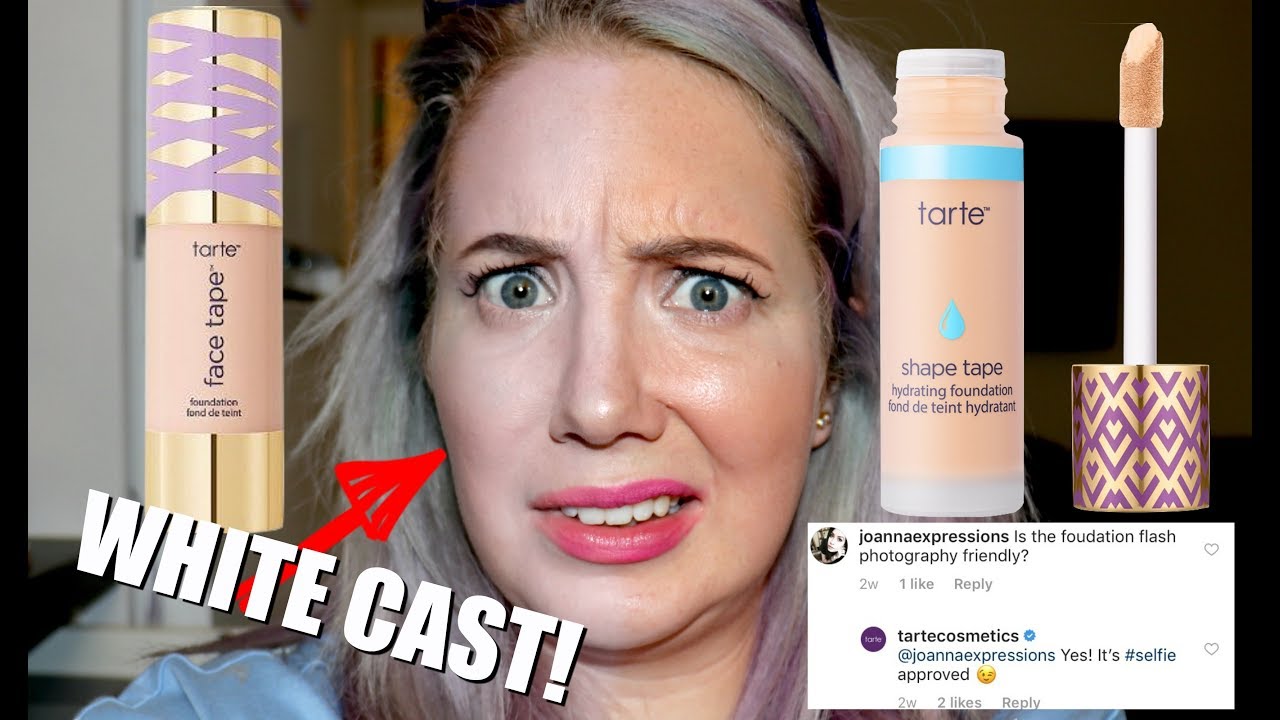 Tarte...WTF! Im so CONFUSED!!!! FACE TAPE VS SHAPE TAPE FOUNDATION!~ 12 ...
