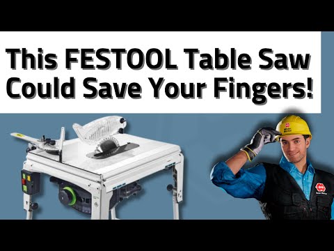 This FESTOOL Table Saw Could Save Your Fingers! 👀 (TKS 80 EBS