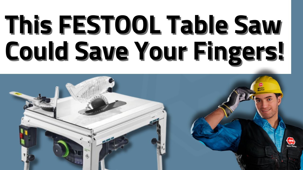 This FESTOOL Table Saw Could Save Your Fingers! 👀 (TKS 80 EBS