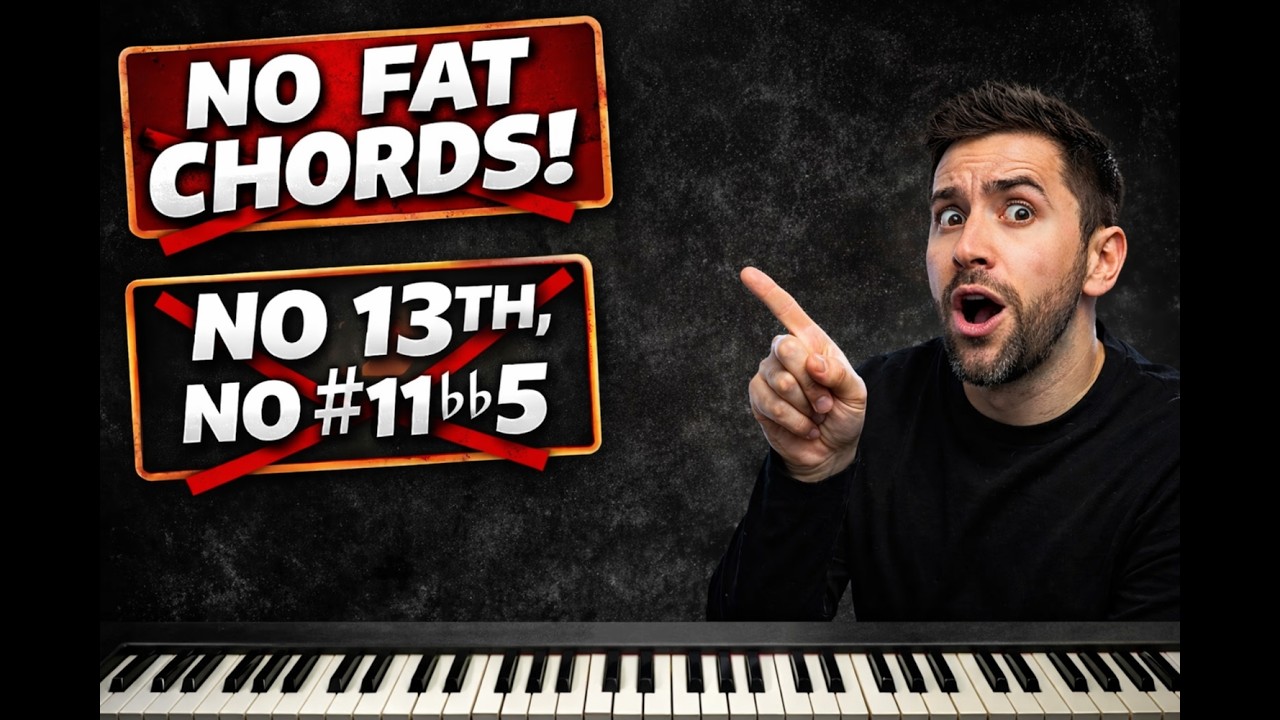 Sound advanced withouth playing crazy extensions: Try this DROP 2 SUS 2 trick🙀🔥