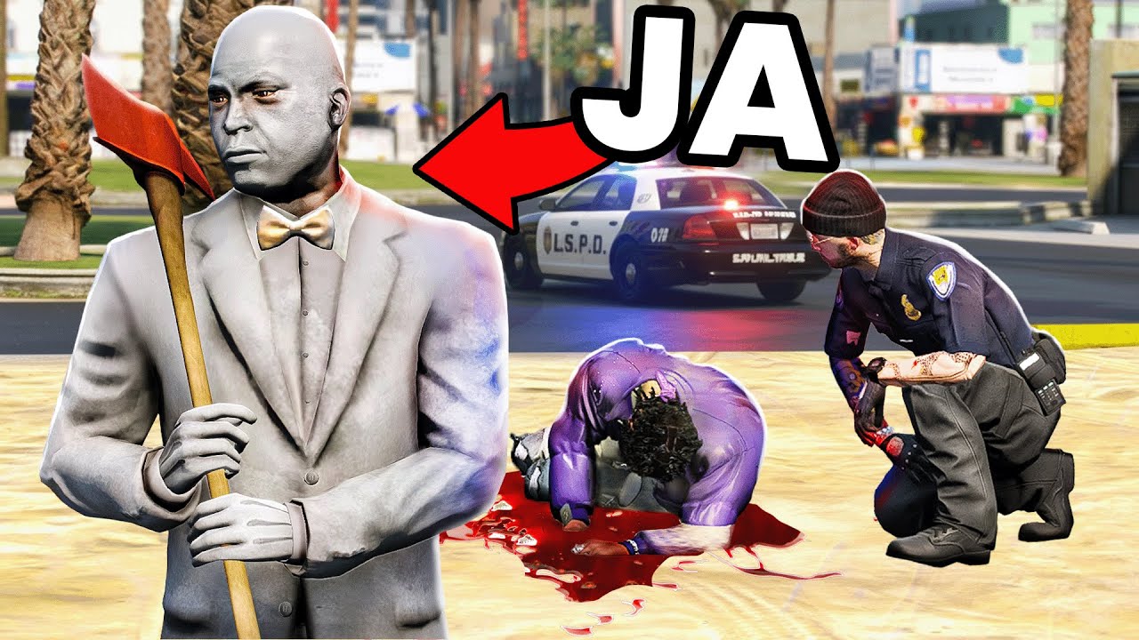 ZOSTAŁEM MORDERCĄ NPC'tem w GTA V!
