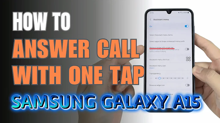 How to Answering Calls with One Tap on Samsung Galaxy A15