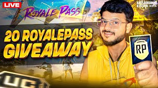 20 ROYAL PASS GIVE AWAY|| SUPER ANNA LIVE || #bgmilive