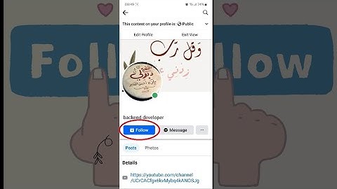 Turn on Facebook professional mode & enable the follow button 2024