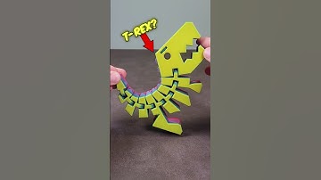 3D Printed T-Rex #dinosaur #3dprinting #toys #bambulab