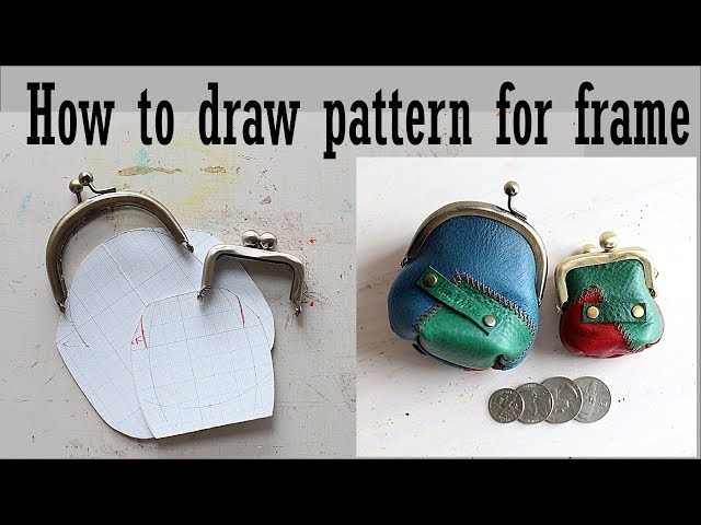 Leather Spring Frame Coin Purse - Leathersmith Designs Inc.