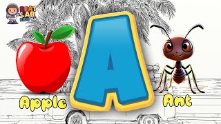 The BEST ABC Song for 2 to 5 Year Olds! Two Examples A for Apple & Ant | Kindergarten Prep