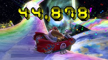 [MKW TAS] Rainbow Road Lap 1 (no glitch) - 44.878