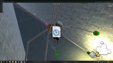 Unity procedural animation spider legs - demonstration