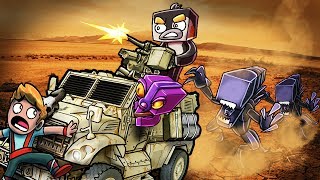 Minecraft | BUILD TO SURVIVE ALIENS - Alien Swarm Attacks! (Alien Challenge)